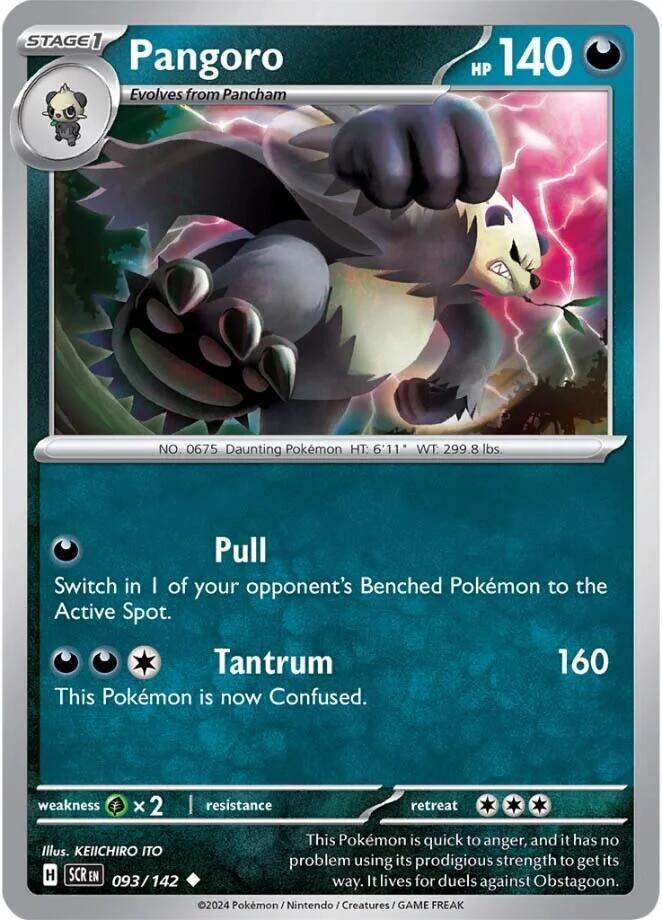 Pangoro (093/142) [Scarlet & Violet: Stellar Crown] | Exor Games Truro