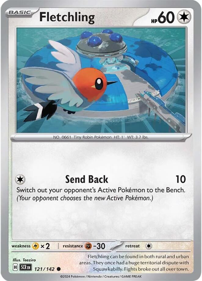 Fletchling (121/142) [Scarlet & Violet: Stellar Crown] | Exor Games Truro