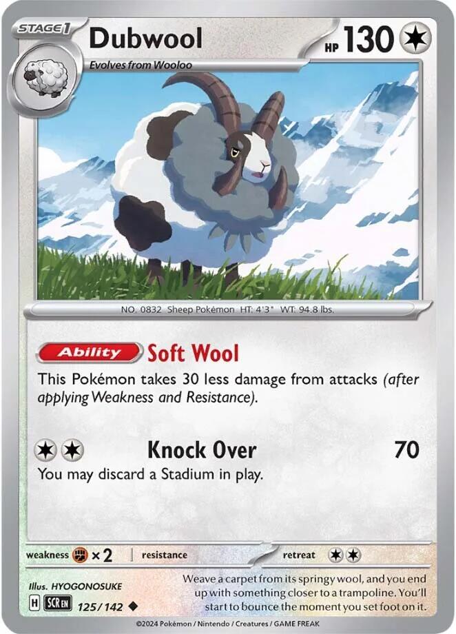 Dubwool (125/142) [Scarlet & Violet: Stellar Crown] | Exor Games Truro