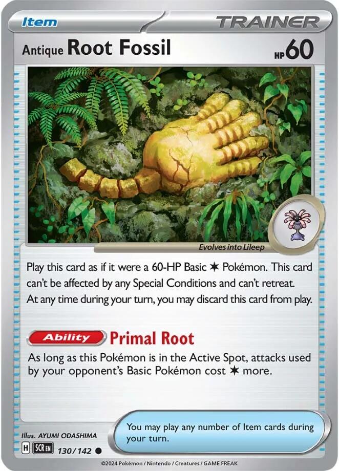 Antique Root Fossil (130/142) [Scarlet & Violet: Stellar Crown] | Exor Games Truro