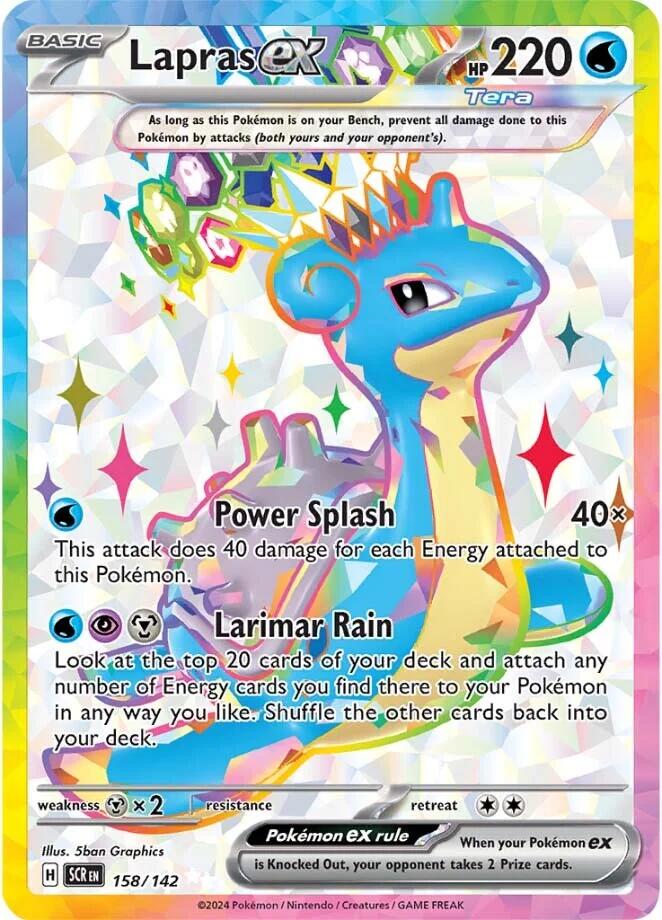 Lapras ex (158/142) [Scarlet & Violet: Stellar Crown] | Exor Games Truro