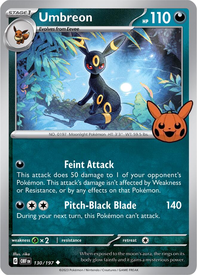 Umbreon (130/197) [Trick or Trade 2024] | Exor Games Truro