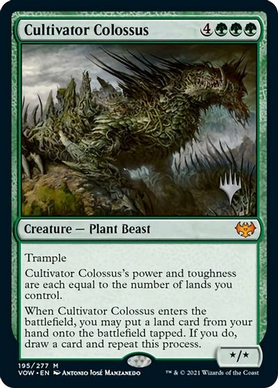 Cultivator Colossus (Promo Pack) [Innistrad: Crimson Vow Promos] | Exor Games Truro