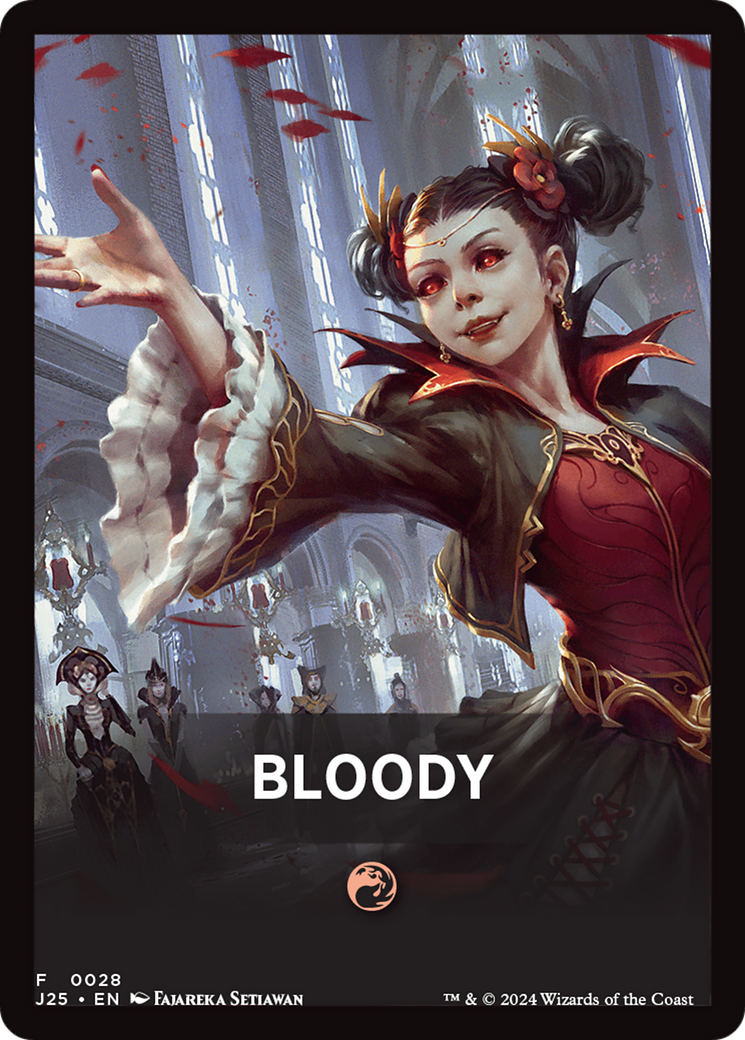 Bloody Theme Card [Foundations Jumpstart Front Cards] | Exor Games Truro