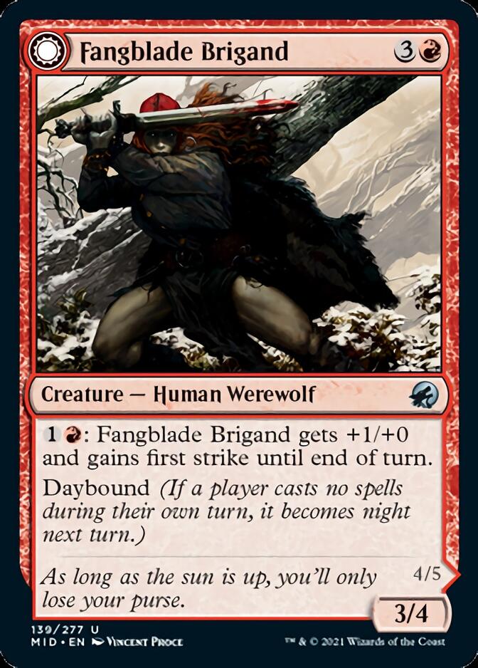 Fangblade Brigand // Fangblade Eviscerator [Innistrad: Midnight Hunt] | Exor Games Truro