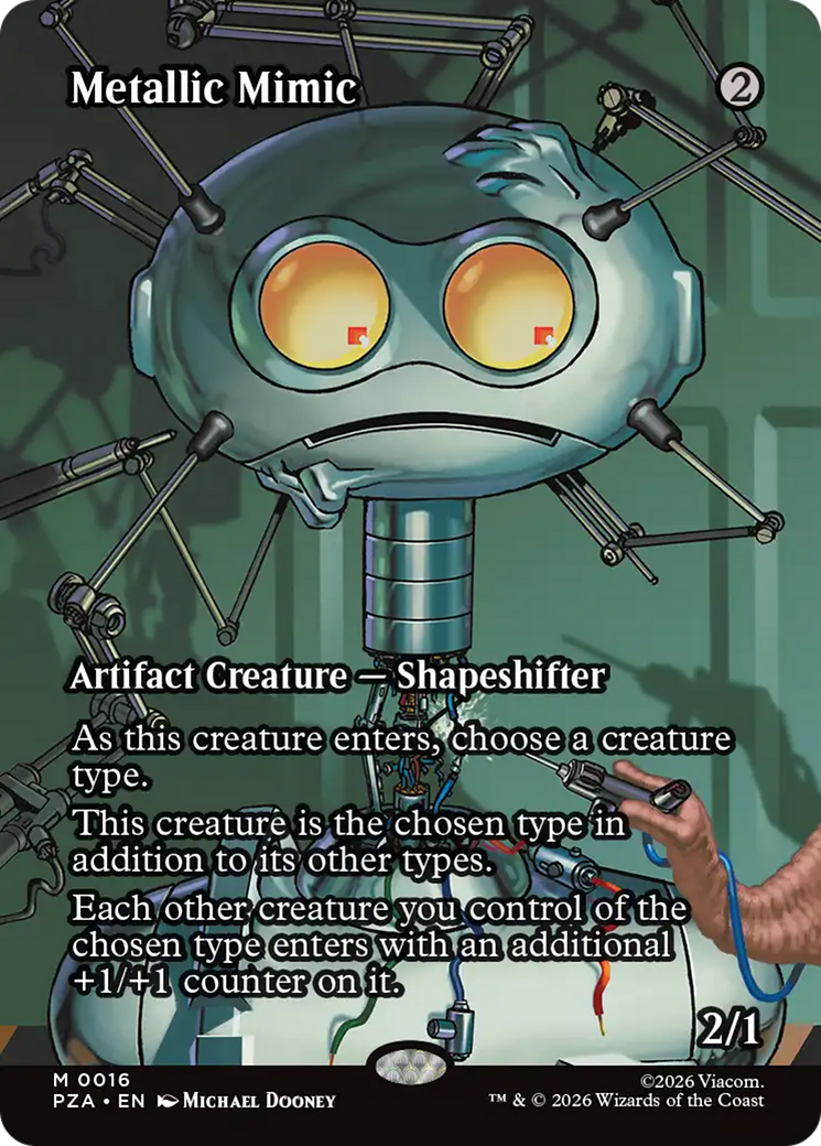 Metallic Mimic (Borderless) [Teenage Mutant Ninja Turtles Eternal-Legal] | Exor Games Truro