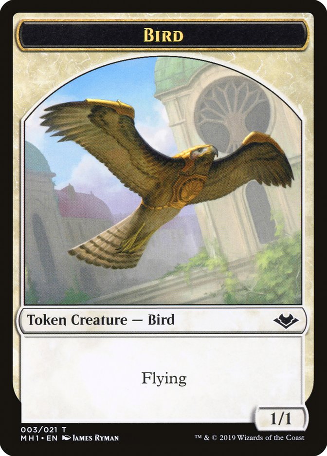 Bird (003) // Rhino (013) Double-Sided Token [Modern Horizons Tokens] | Exor Games Truro