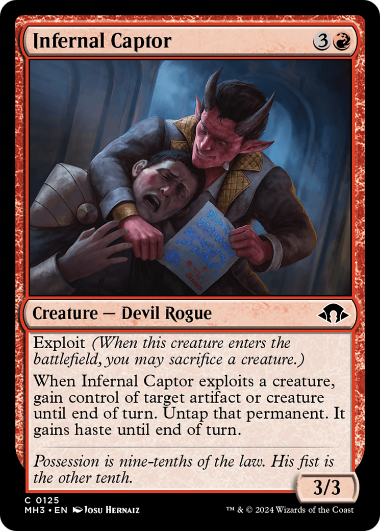 Infernal Captor [Modern Horizons 3] | Exor Games Truro