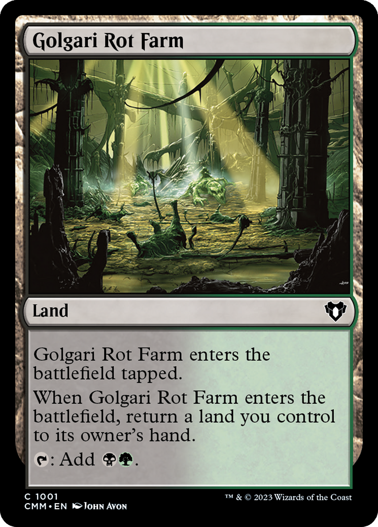 Golgari Rot Farm [Commander Masters] | Exor Games Truro