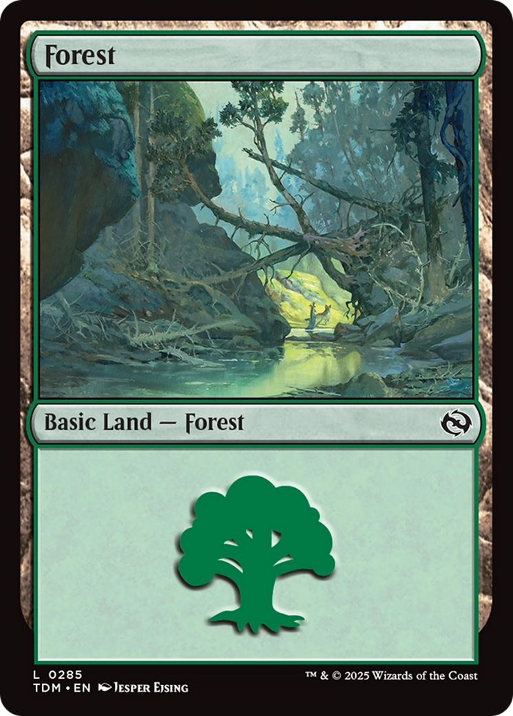 Forest (0285) [Tarkir: Dragonstorm] | Exor Games Truro
