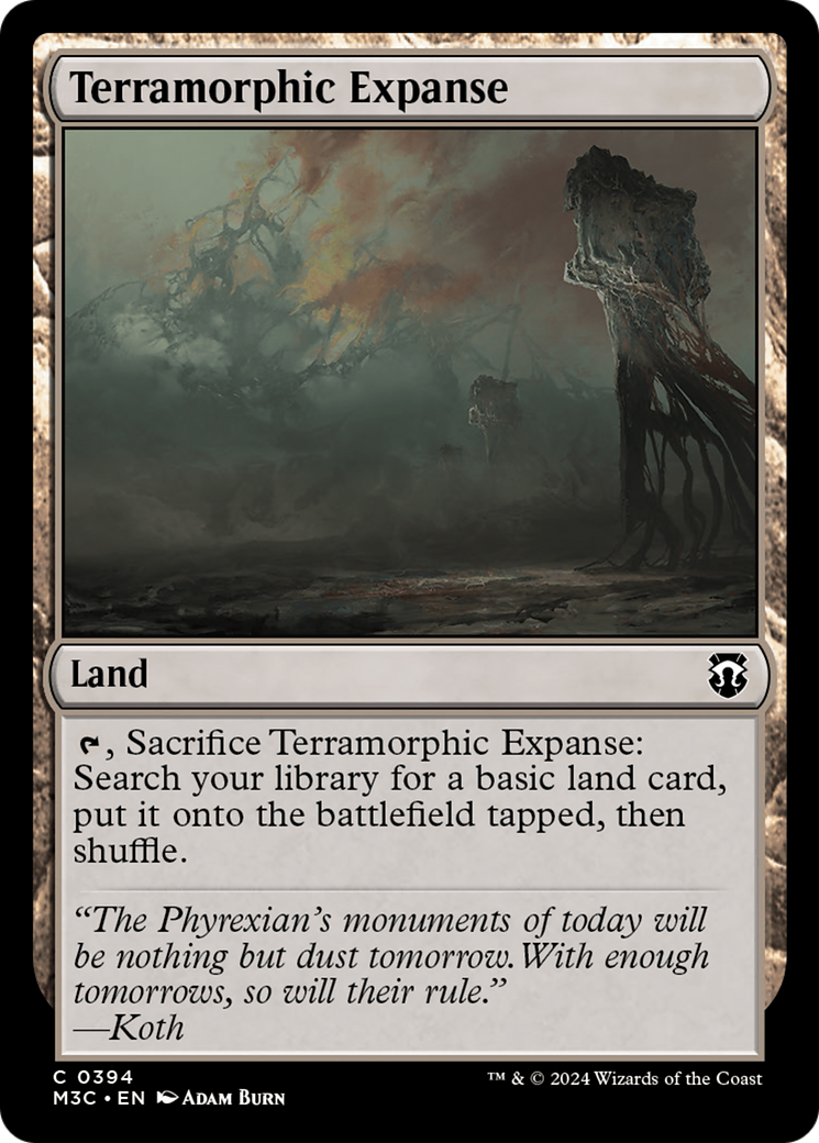 Terramorphic Expanse (Ripple Foil) [Modern Horizons 3 Commander] | Exor Games Truro