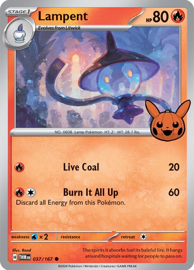 Lampent (037/167) [Trick or Trade] | Exor Games Truro