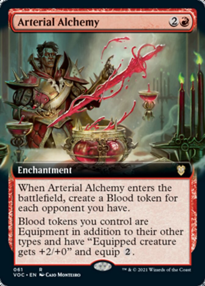 Arterial Alchemy (Extended Art) [Innistrad: Crimson Vow Commander] | Exor Games Truro