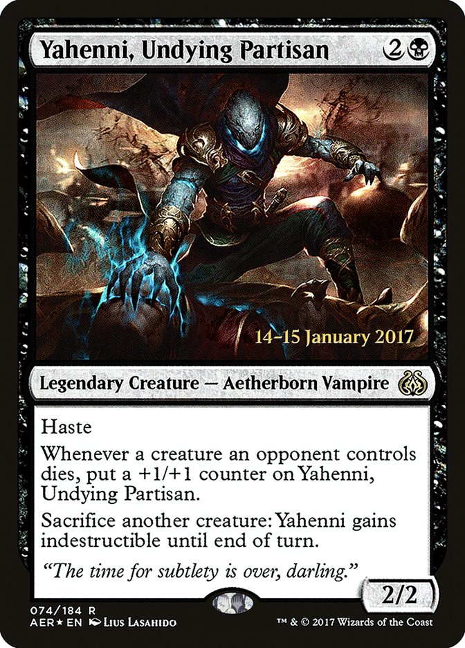 Yahenni, Undying Partisan [Aether Revolt Prerelease Promos] | Exor Games Truro