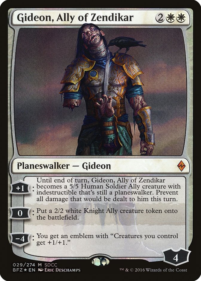 Gideon, Ally of Zendikar [San Diego Comic-Con 2016] | Exor Games Truro