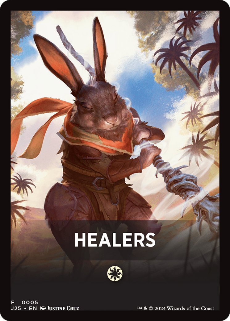 Healers Theme Card [Foundations Jumpstart Front Cards] | Exor Games Truro