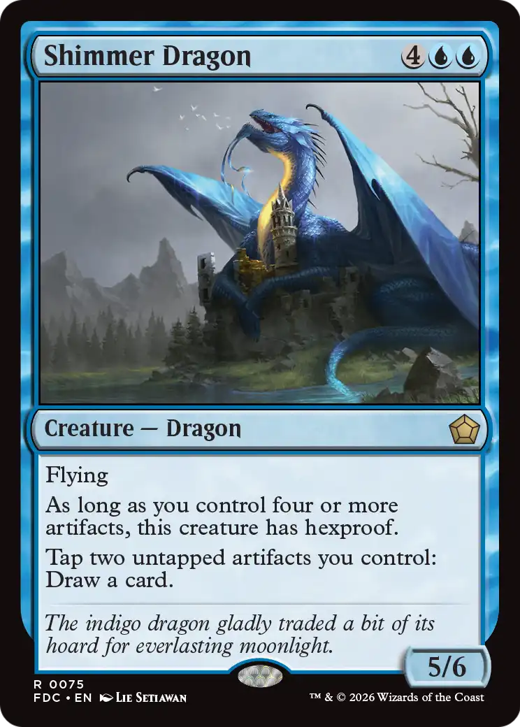Shimmer Dragon [Foundations Commander] | Exor Games Truro