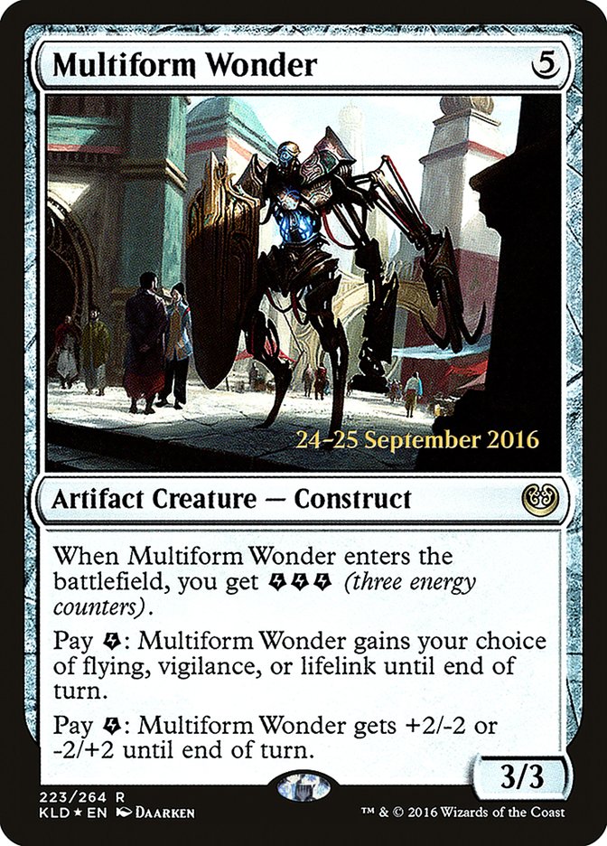 Multiform Wonder [Kaladesh Prerelease Promos] | Exor Games Truro