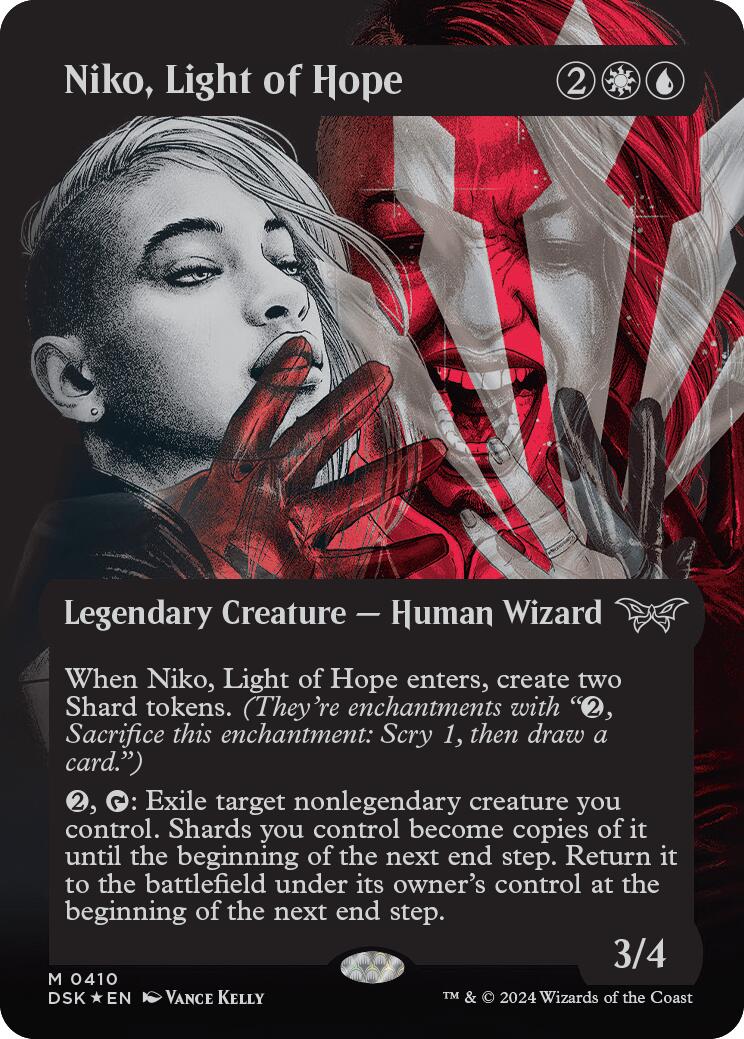 Niko, Light of Hope (Showcase) (Textured) [Duskmourn: House of Horror] | Exor Games Truro
