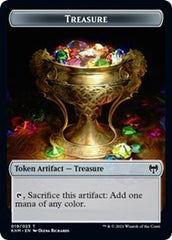 Treasure // Tyvar Kell Emblem Double-Sided Token [Kaldheim Tokens] | Exor Games Truro