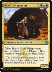 Bear's Companion [Mystery Booster] | Exor Games Truro