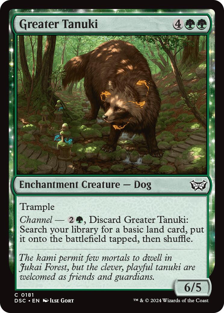 Greater Tanuki [Duskmourn: House of Horror Commander] | Exor Games Truro