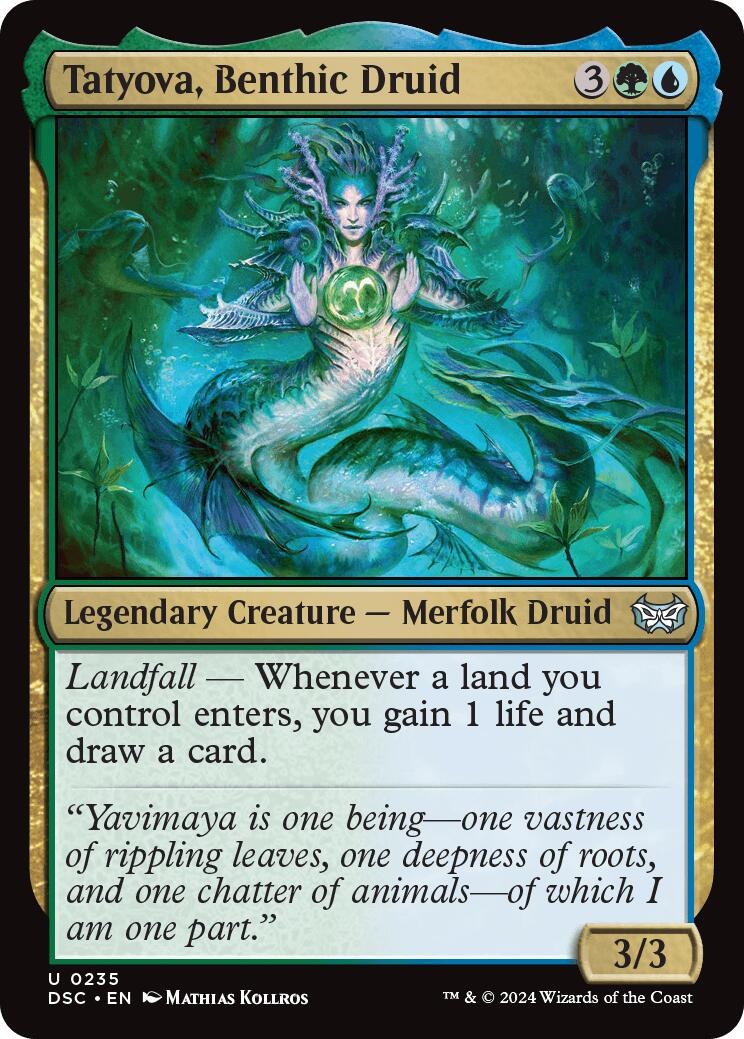Tatyova, Benthic Druid [Duskmourn: House of Horror Commander] | Exor Games Truro