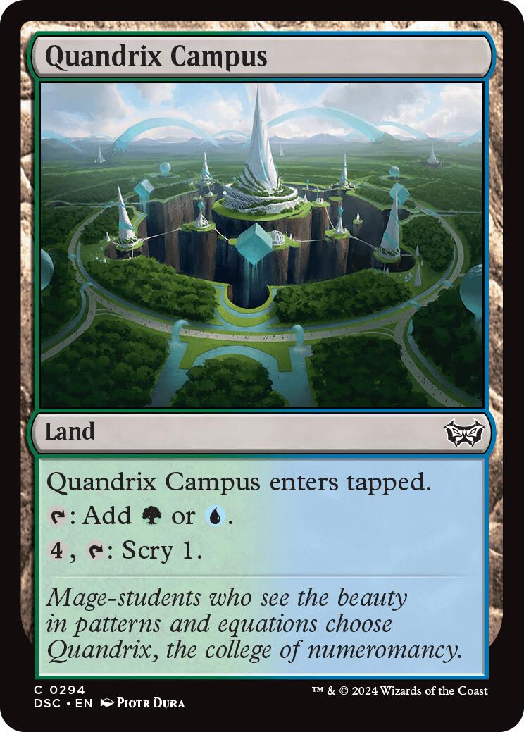 Quandrix Campus [Duskmourn: House of Horror Commander] | Exor Games Truro