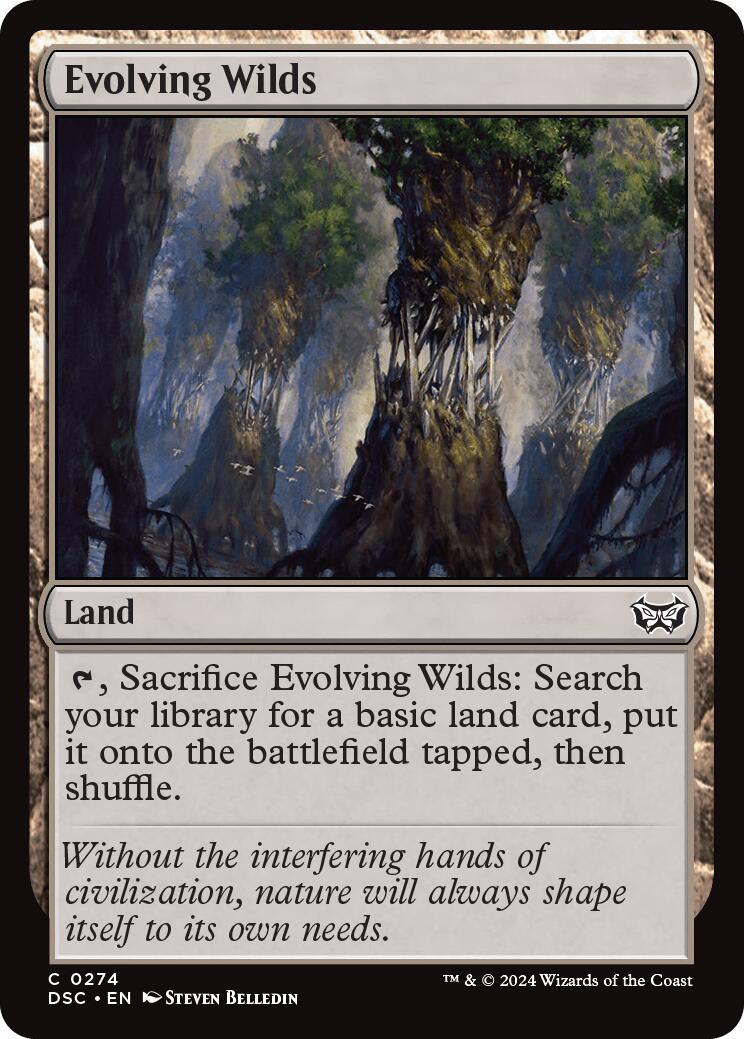 Evolving Wilds [Duskmourn: House of Horror Commander] | Exor Games Truro