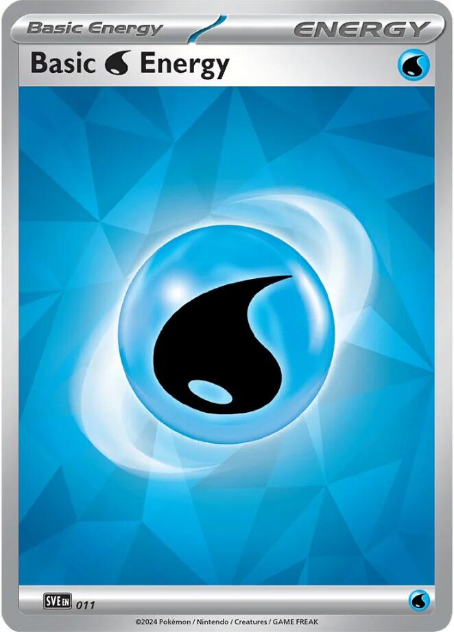 Basic Water Energy (011)(Holo) [Scarlet & Violet: Stellar Crown] | Exor Games Truro