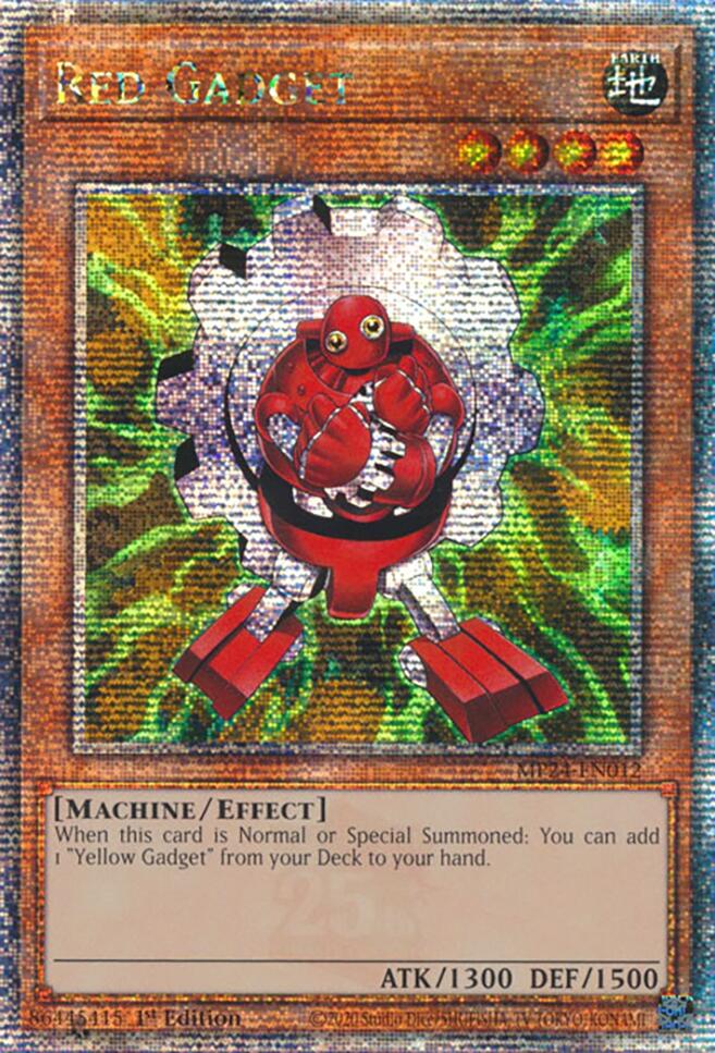 Red Gadget [MP24-EN012] Quarter Century Secret Rare | Exor Games Truro