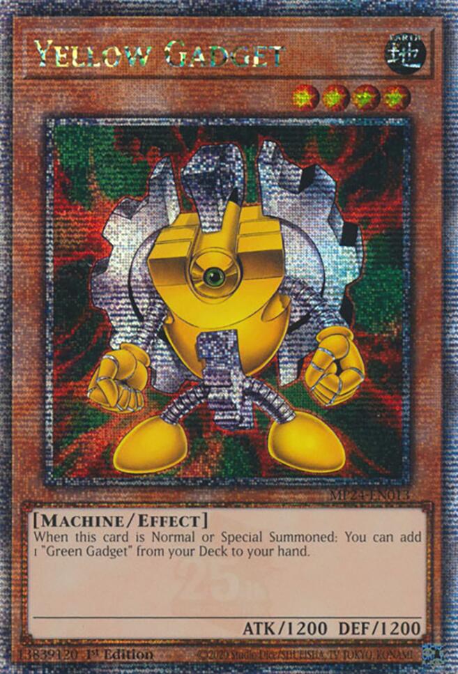 Yellow Gadget [MP24-EN013] Quarter Century Secret Rare | Exor Games Truro