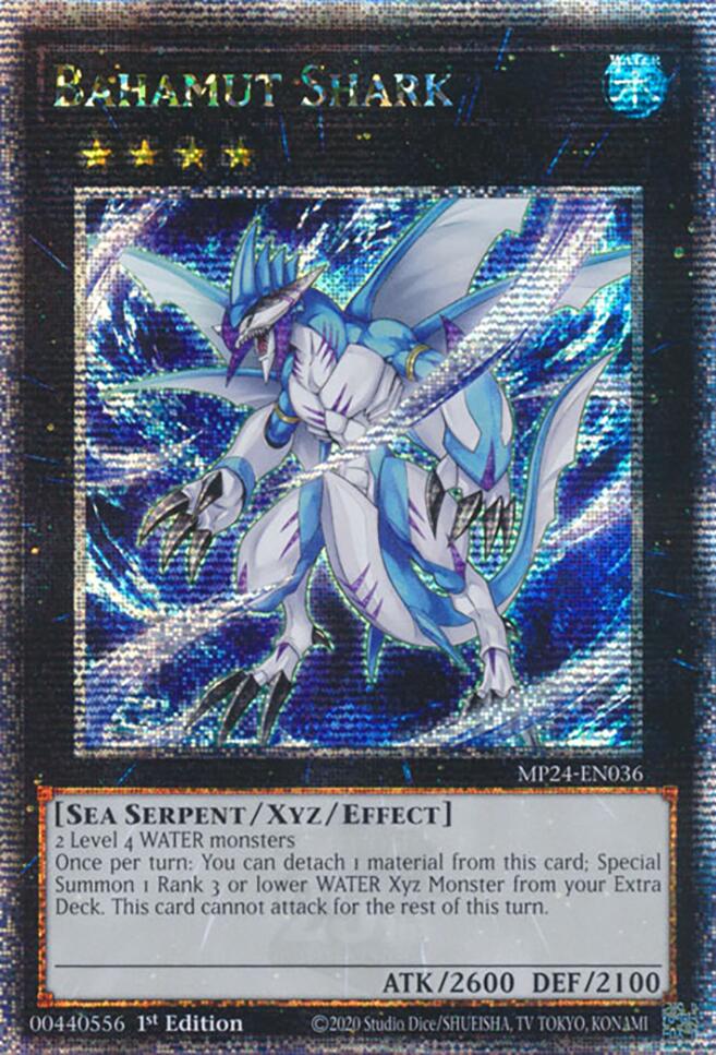 Bahamut Shark [MP24-EN036] Quarter Century Secret Rare | Exor Games Truro