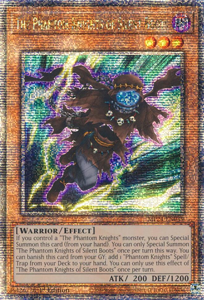 The Phantom Knights of Silent Boots [MP24-EN039] Quarter Century Secret Rare | Exor Games Truro