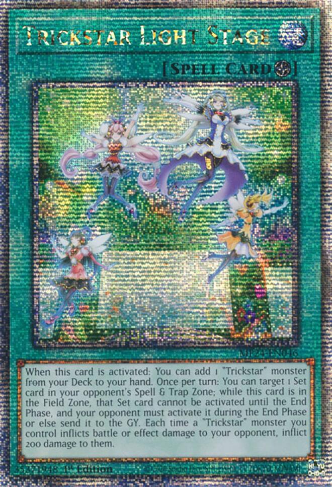 Trickstar Light Stage [MP24-EN046] Quarter Century Secret Rare | Exor Games Truro