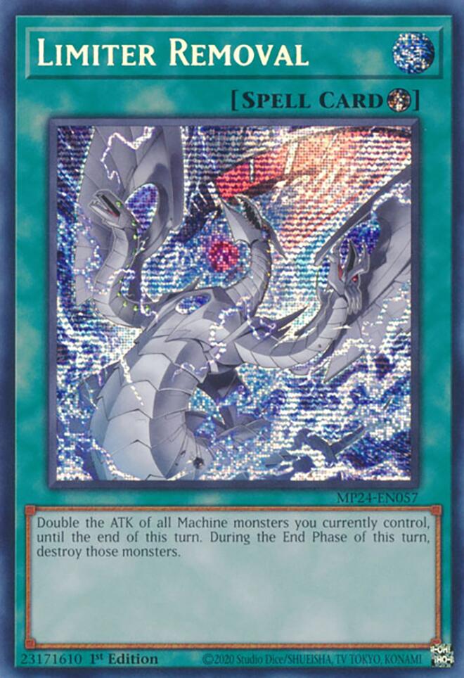 Limiter Removal (Alternate Art) [MP24-EN057] Prismatic Secret Rare | Exor Games Truro