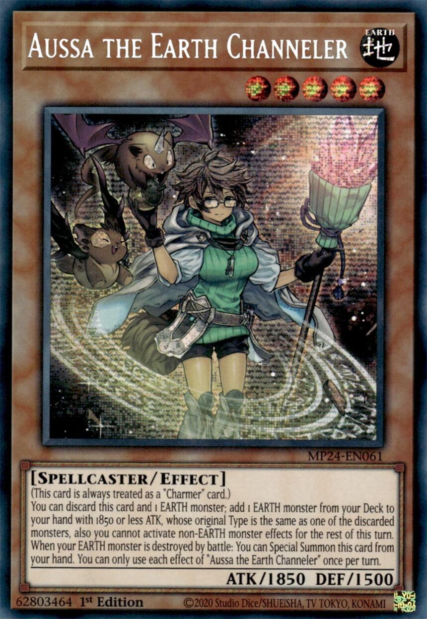 Aussa the Earth Channeler [MP24-EN061] Prismatic Secret Rare | Exor Games Truro