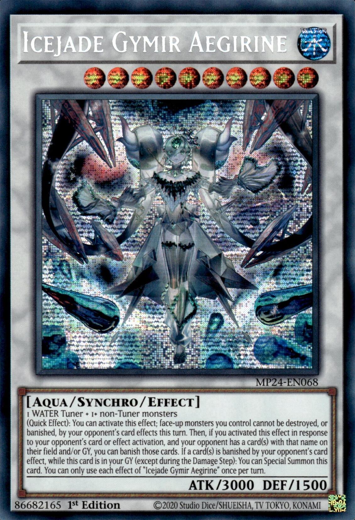 Icejade Gymir Aegirine [MP24-EN068] Prismatic Secret Rare | Exor Games Truro