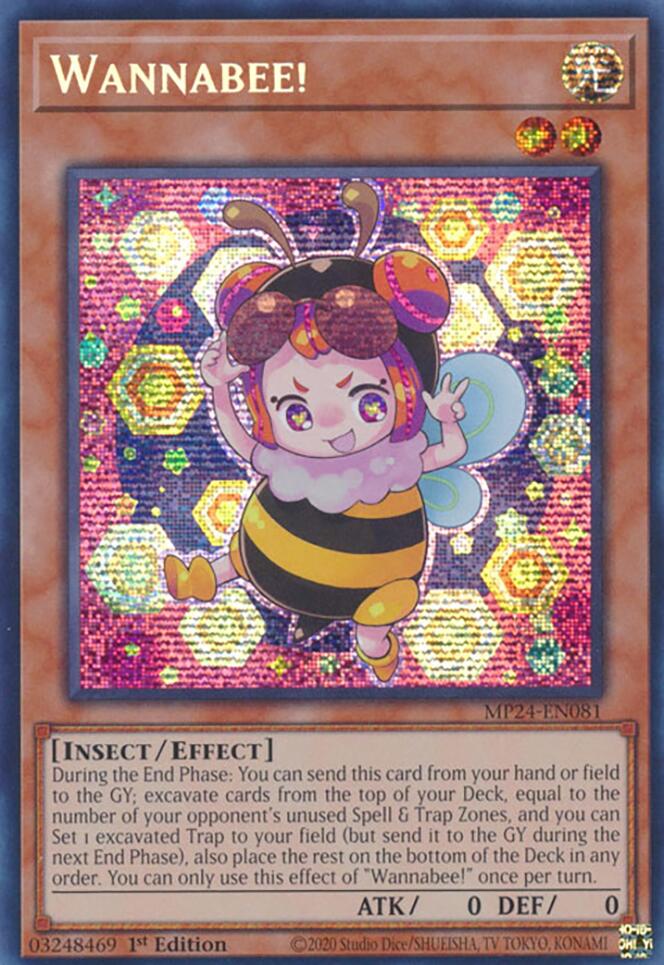 Wannabee! [MP24-EN081] Prismatic Secret Rare | Exor Games Truro