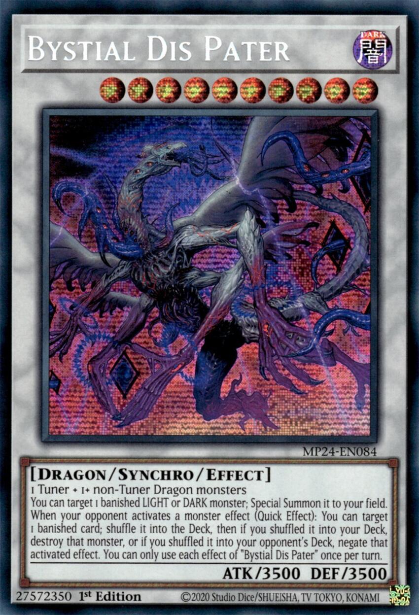 Bystial Dis Pater [MP24-EN084] Prismatic Secret Rare | Exor Games Truro