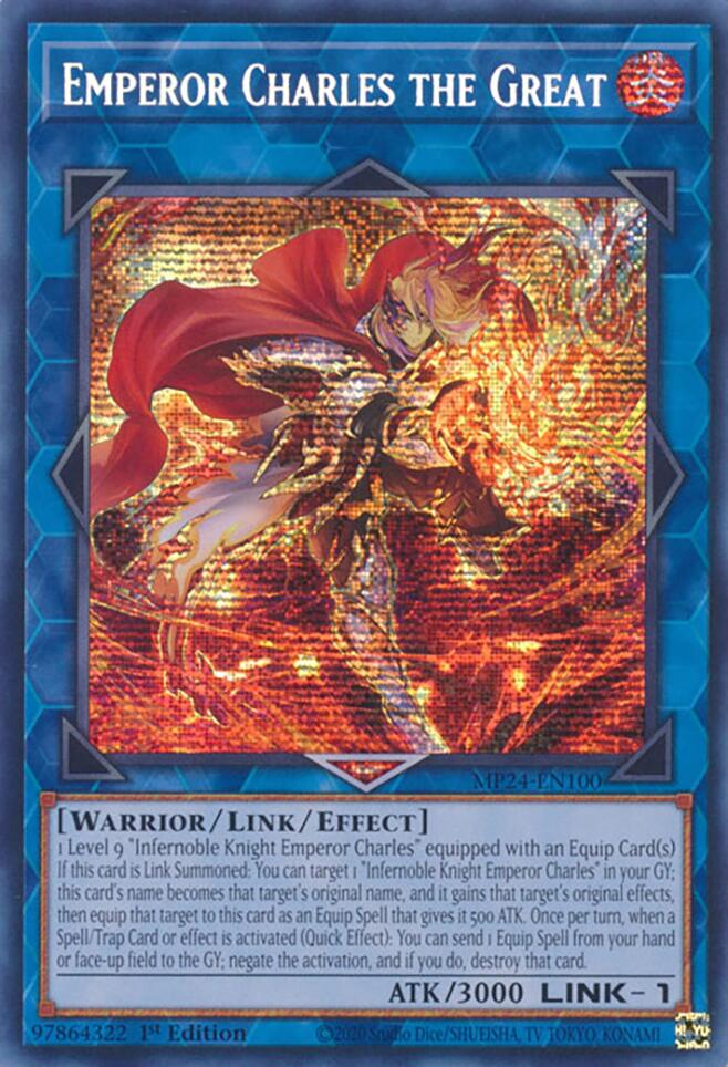 Emperor Charles the Great [MP24-EN100] Prismatic Secret Rare | Exor Games Truro