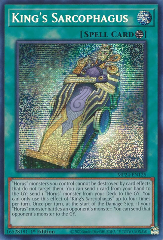 King's Sarcophagus [MP24-EN125] Prismatic Secret Rare | Exor Games Truro