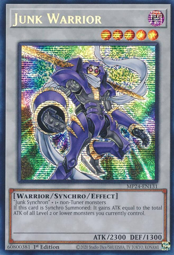 Junk Warrior [MP24-EN131] Prismatic Secret Rare | Exor Games Truro