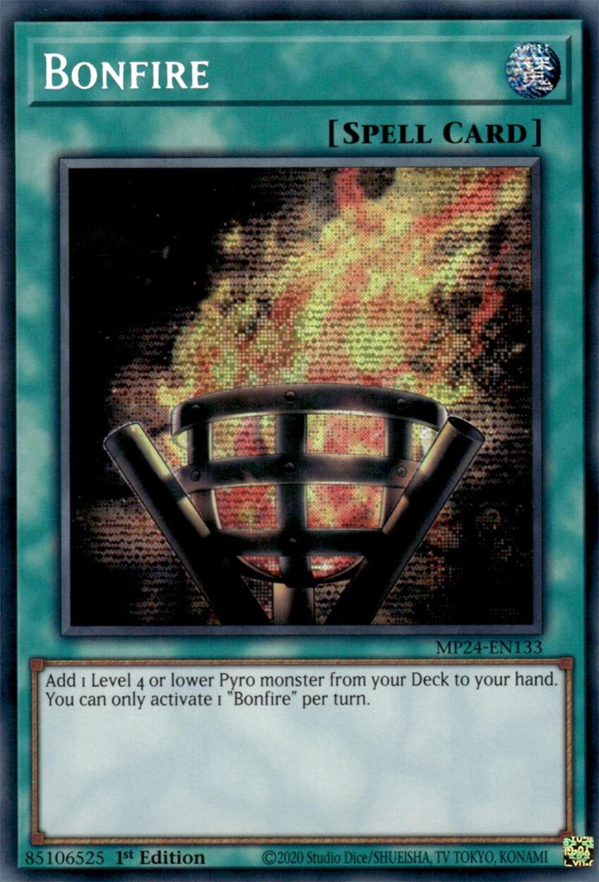 Bonfire [MP24-EN133] Prismatic Secret Rare | Exor Games Truro