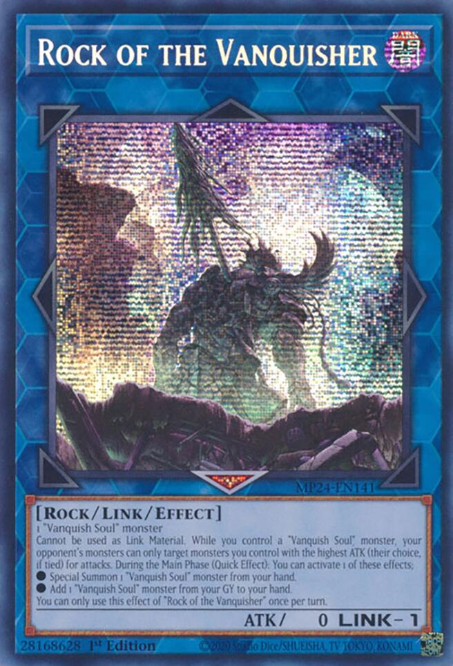 Rock of the Vanquisher [MP24-EN141] Prismatic Secret Rare | Exor Games Truro