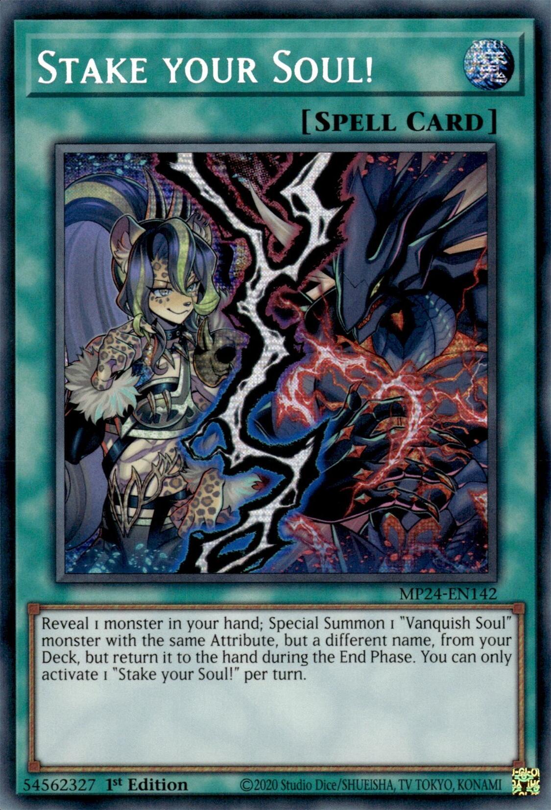 Stake your Soul! [MP24-EN142] Prismatic Secret Rare | Exor Games Truro