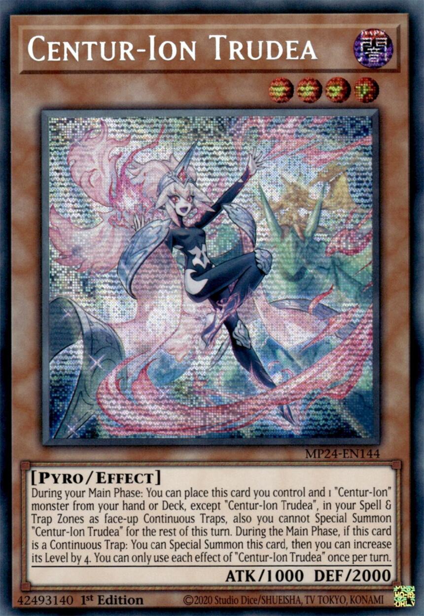 Centur-Ion Trudea [MP24-EN144] Prismatic Secret Rare | Exor Games Truro