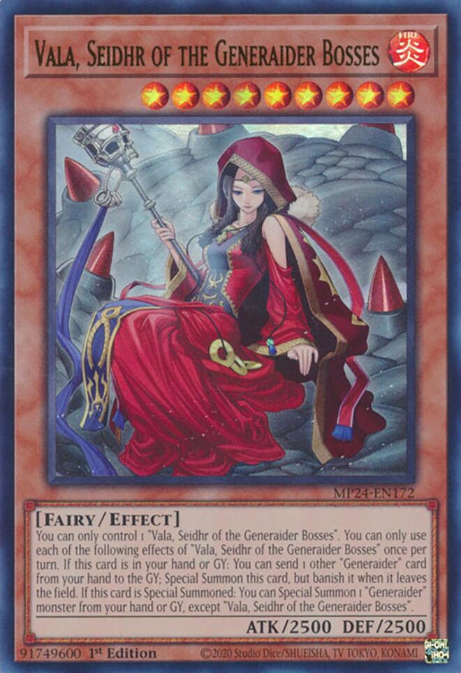 Vala, Seidhr of the Generaider Bosses [MP24-EN172] Ultra Rare | Exor Games Truro