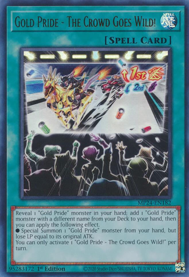 Gold Pride - The Crowd Goes Wild! [MP24-EN182] Ultra Rare | Exor Games Truro