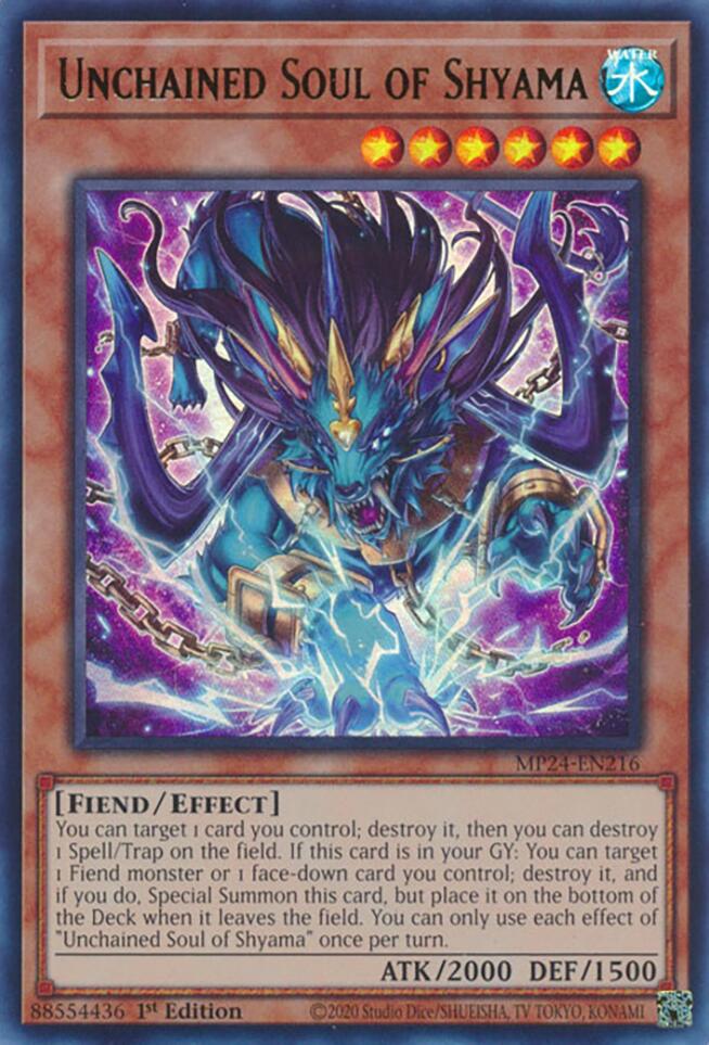 Unchained Soul of Shyama [MP24-EN216] Ultra Rare | Exor Games Truro